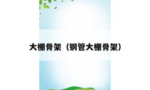大棚骨架（钢管大棚骨架）