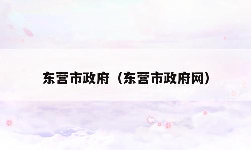 东营市政府（东营市政府网）