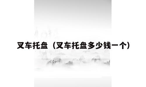 叉车托盘（叉车托盘多少钱一个）