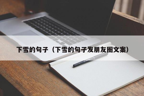 下雪的句子（下雪的句子发朋友圈文案）