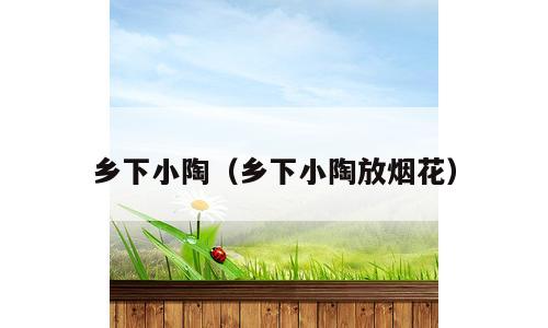 乡下小陶（乡下小陶放烟花）