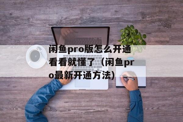 闲鱼pro版怎么开通看看就懂了（闲鱼pro最新开通方法)