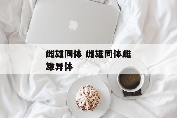 雌雄同体 雌雄同体雌雄异体
