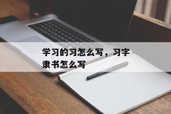 学习的习怎么写，习字隶书怎么写